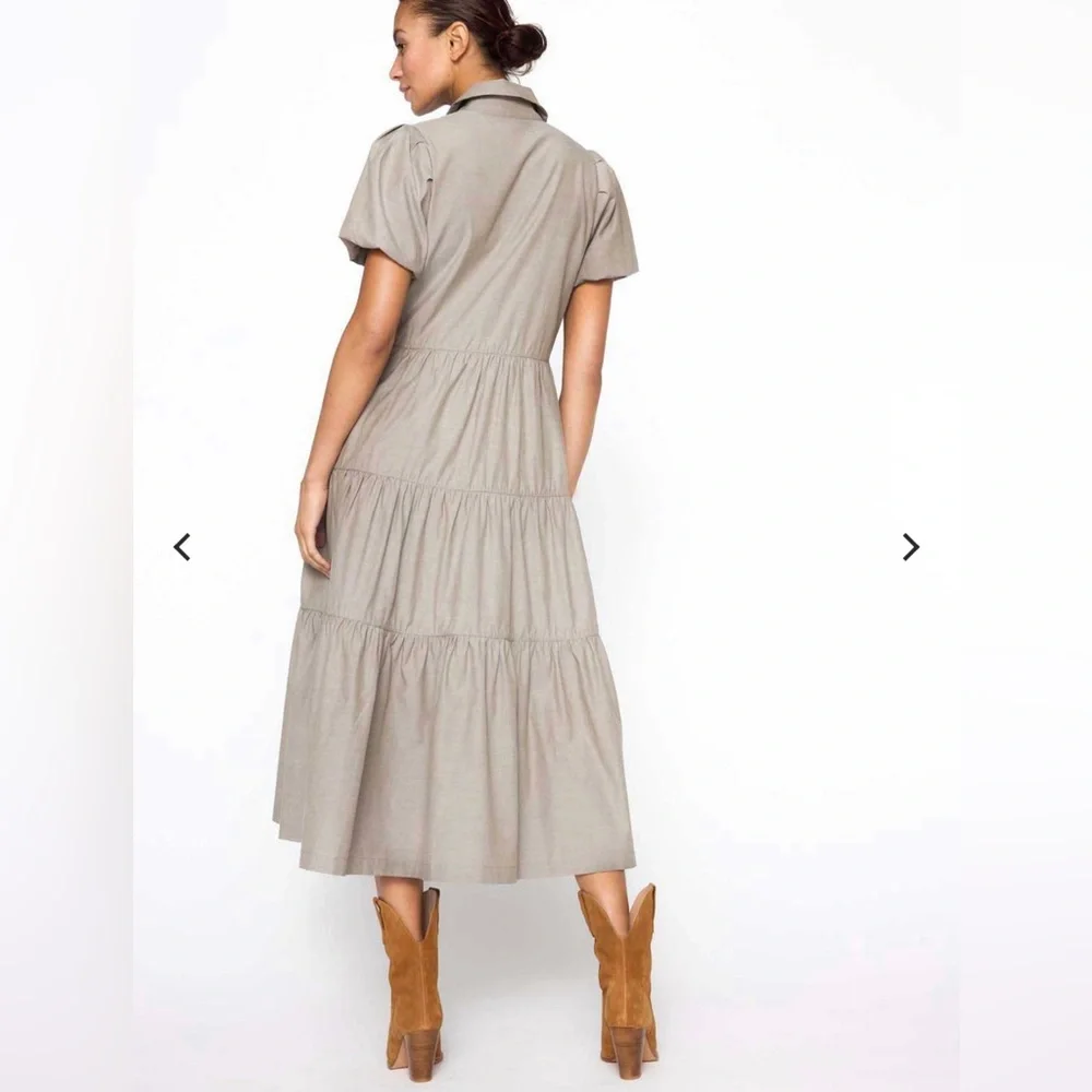 Brochu Walker Havana tiered midi dress nwot_3